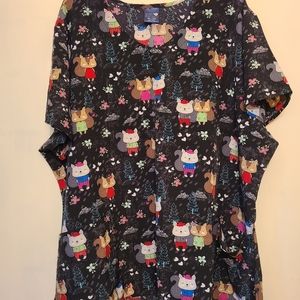 Zoe + Chloe 3xl womens scrub top